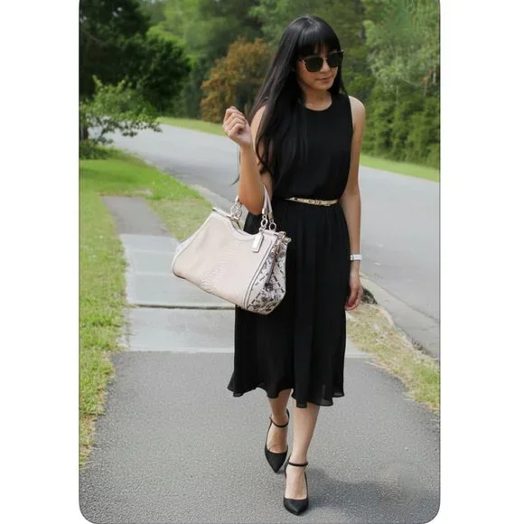 Coach Coach Blush Pink Python Embossed Leather Madison Pinnacle Carrie Tote - Picture 7 of 16